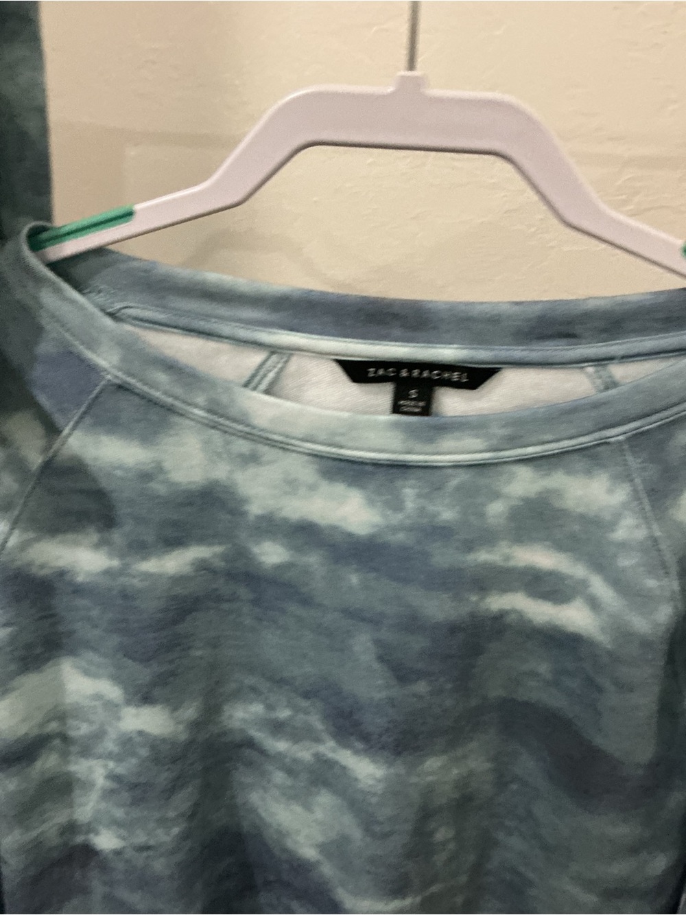 Zac & Rachel Light Blue Tie-Dye Sweatshirt